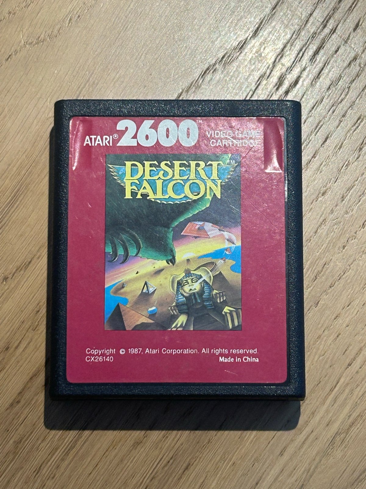 Atari 2600 Desert Falcon - Klassiek Avontuur Spel, Spelcomputers en Games, Avontuur en Actie, Gebruikt, 1 speler, Ophalen of Verzenden