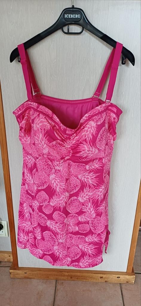 Plussize Badpakjurk, Kleding | Dames, Badmode en Zwemkleding, Ophalen of Verzenden, Zo goed als nieuw, Roze, Overige typen