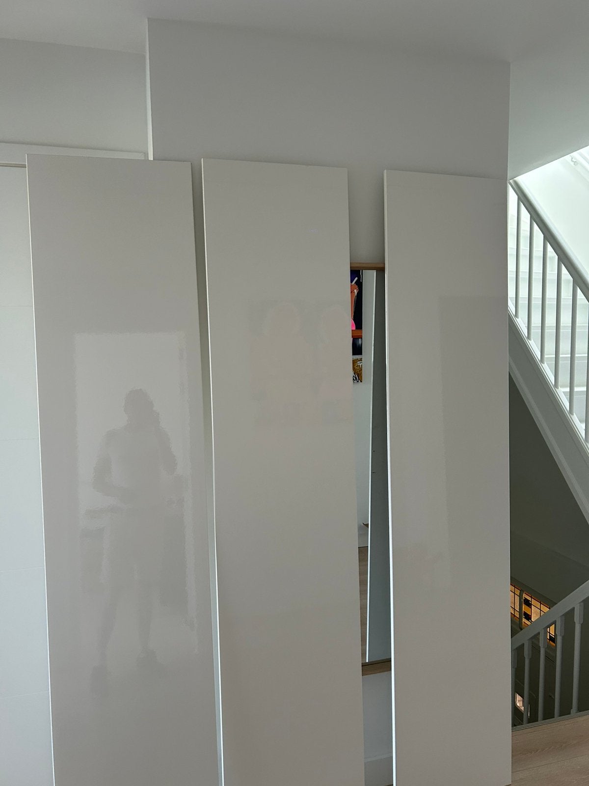 IKEA PAX FARDAL deuren 3x hoogglans wit 229 x 50 cm, Ophalen, 200 cm of meer, 50 tot 100 cm, Zo goed als nieuw