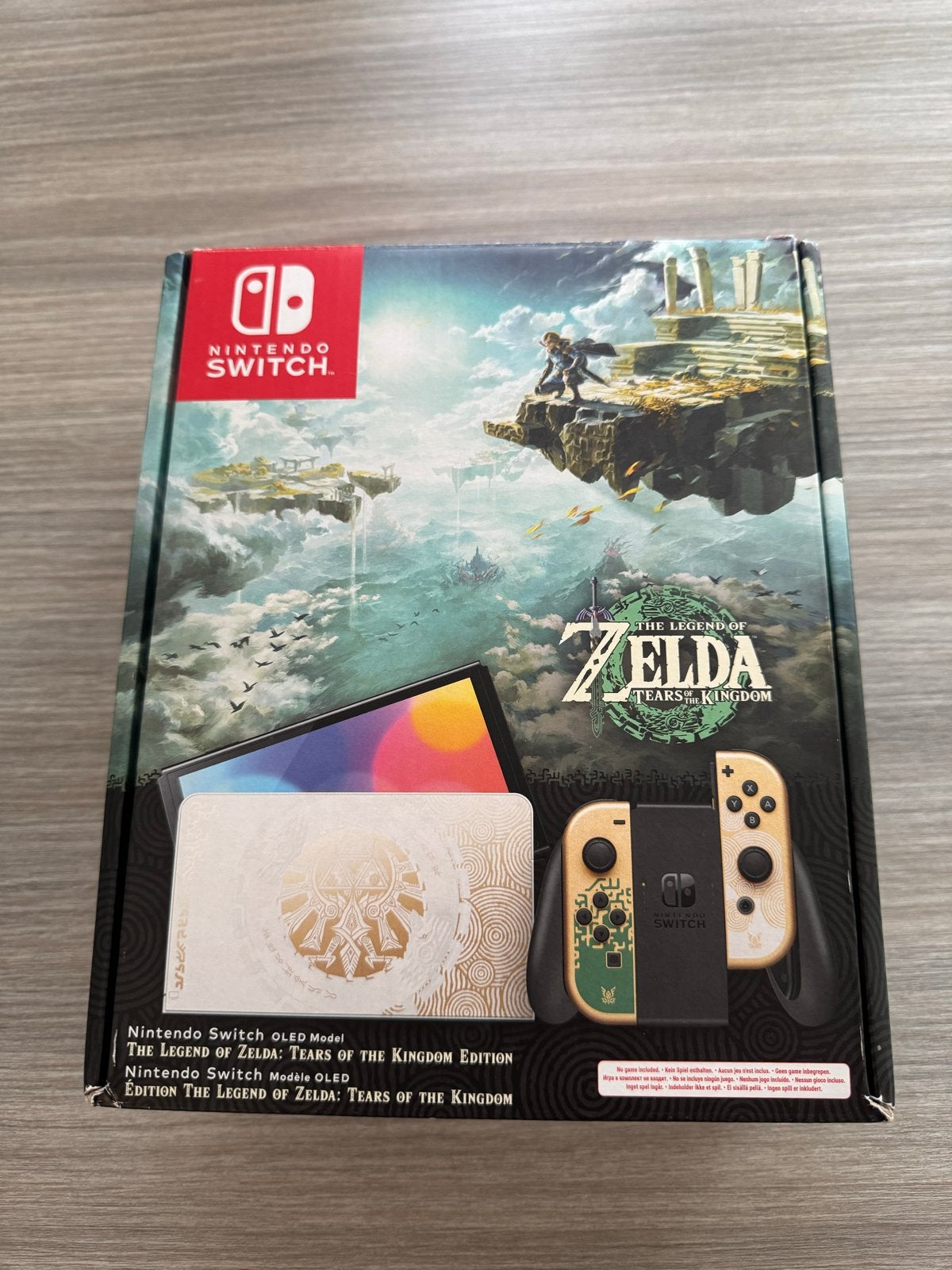 Foto 2 van Nintendo Switch OLED Zelda Editie - Zo goed als nieuw