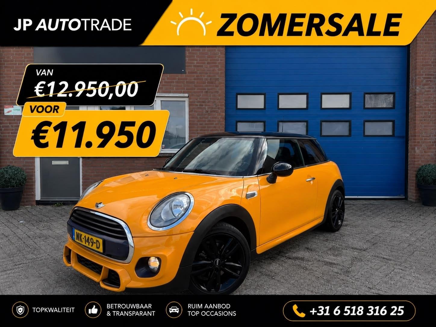 MINI 1.5 Cooper | John Cooper Works | 18" | NL | Dealer Ond., Voorwielaandrijving, Start-stop-systeem, Gebruikt, Overige kleuren