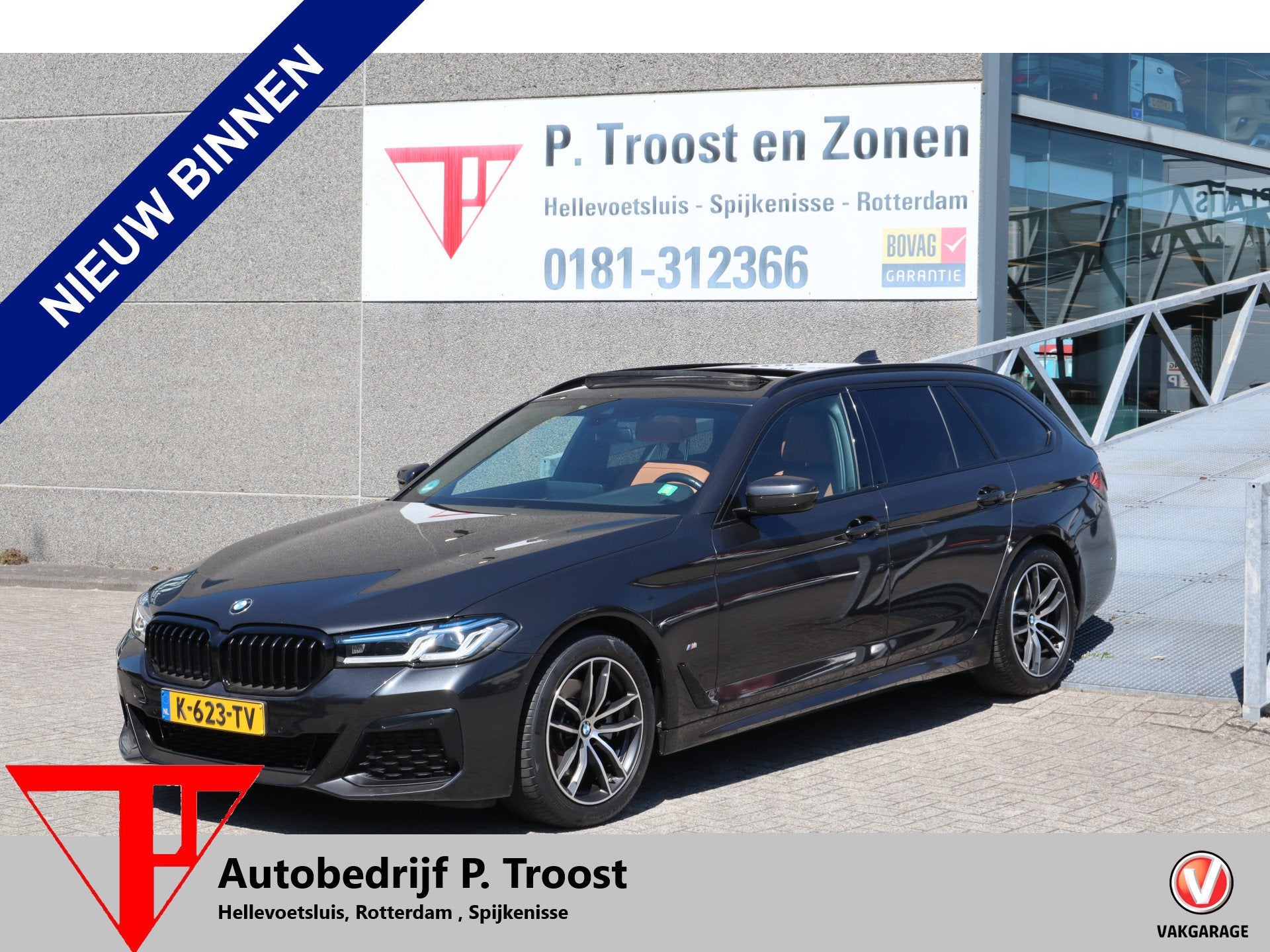 BMW 5 Serie Touring 520i High Executive M Sport | Facelift |, Automaat, 1998 cc, Achterwielaandrijving, Gebruikt