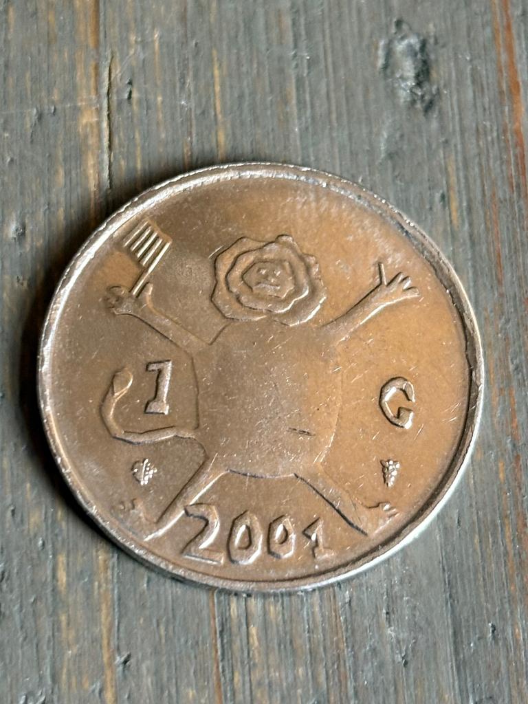 1 Gulden 2001, Ophalen of Verzenden, Koningin Beatrix, 1 gulden, Losse munt