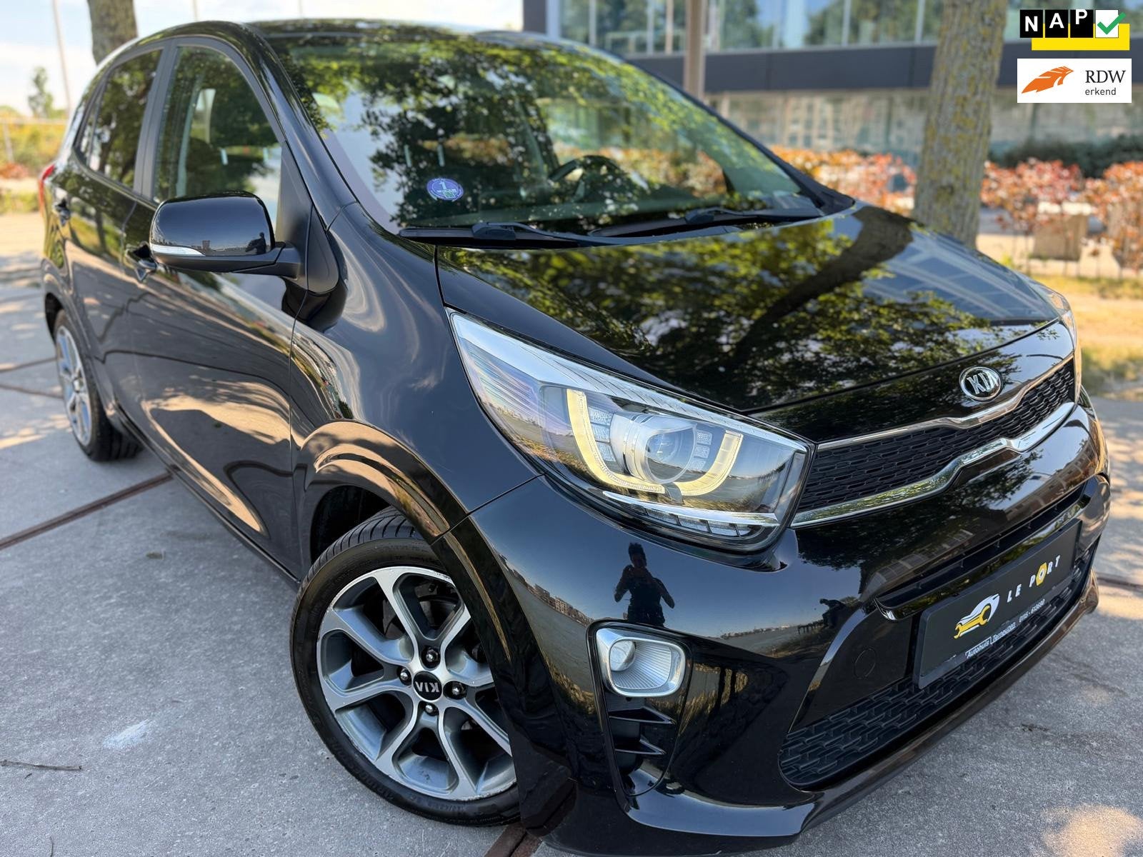 Kia Picanto 1.0 | 2017 | 5DR | CARPLAY | NAVI | LED | NWE KE, Auto's, Voorwielaandrijving, Stof, Gebruikt, Euro 6