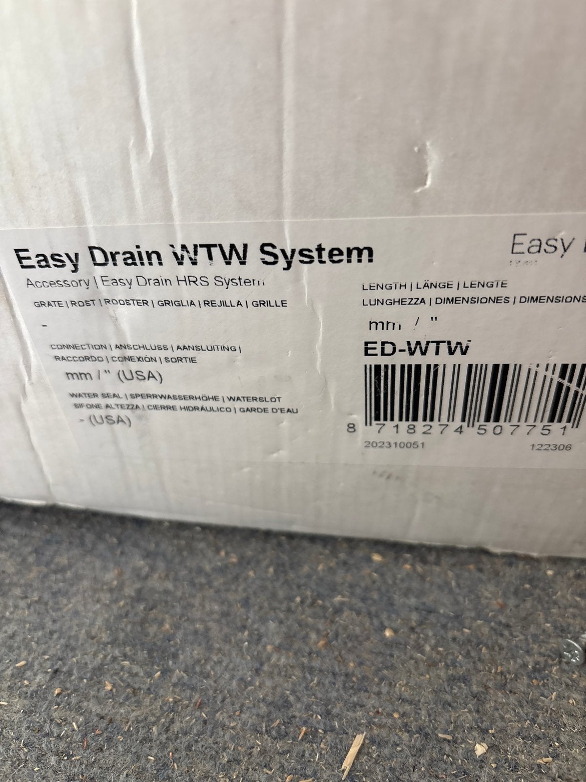 Easy Drain WTW Systeem - Nieuw in doos, Ophalen, Nieuw, Overige typen