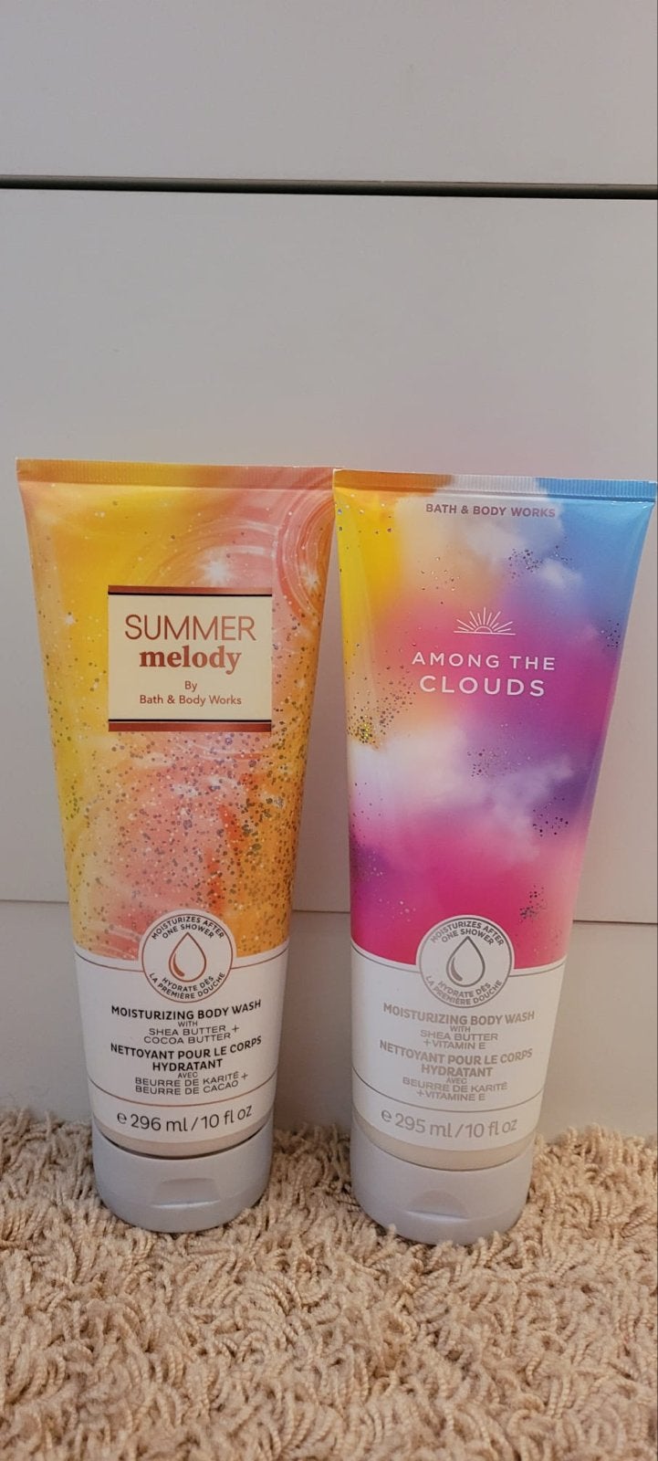 Bath & Body Works Body Wash: Summer Melody & Among the Cloud, Ophalen, Nieuw, Bad & Douche