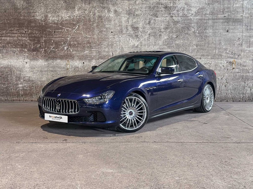 Maserati Ghibli 3.0 V6 D 275pk 2016, G-074-BN, Auto's, Maserati, Bedrijf, Ghibli, Diesel, Euro 6, C, Sedan, Automaat, Geïmporteerd