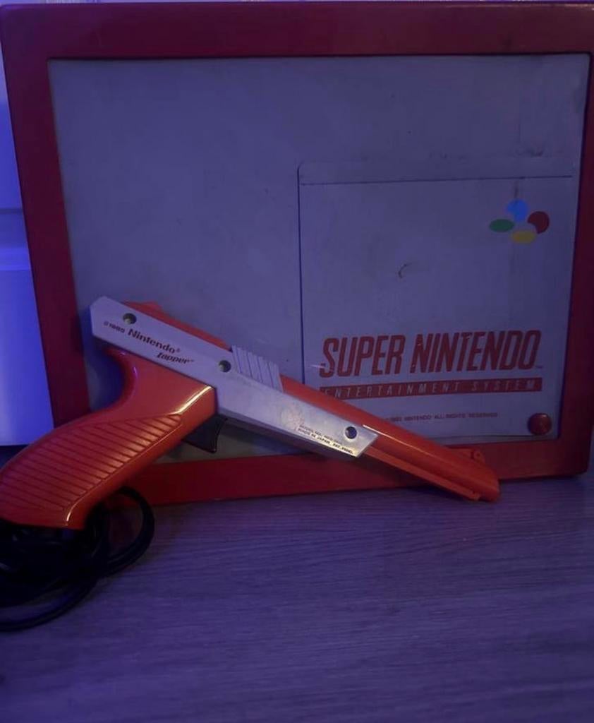 Super Nintendo Zapper pistool met box, Ophalen, Gebruikt