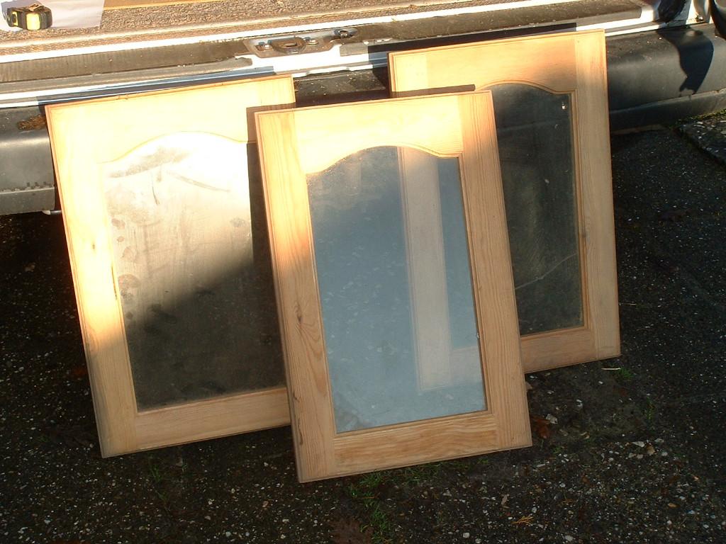 vele keuken onderdelen  grenen deurtjes, Huis en Inrichting, Keuken | Keukenelementen, Ophalen, Gebruikt, 25 tot 50 cm, Minder dan 100 cm