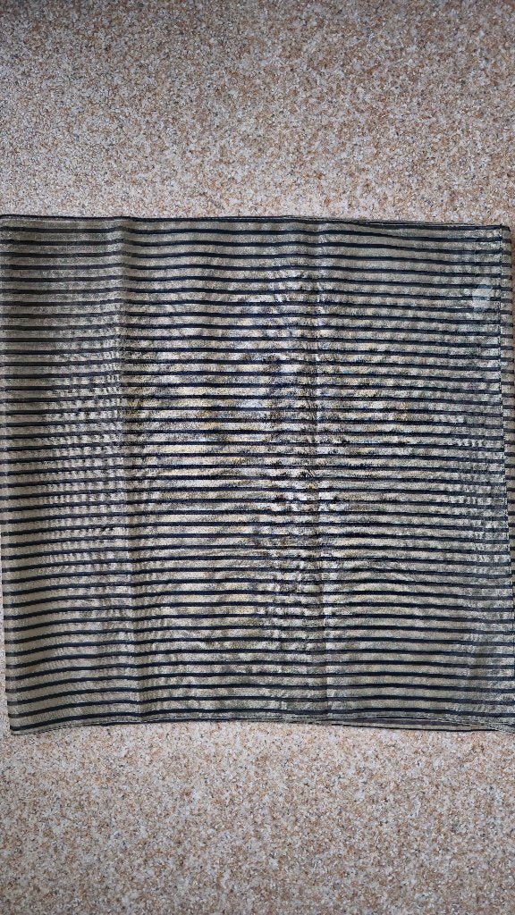 Beige zwarte sjaal van jago, Ophalen of Verzenden, Zo goed als nieuw, Maat 38/40 (M), Sjaal