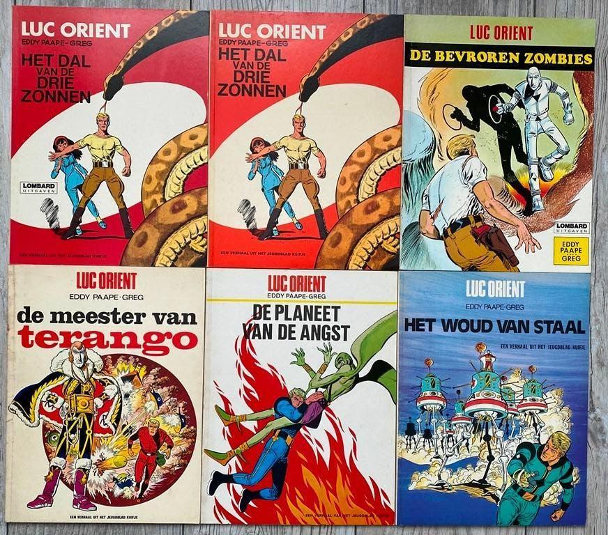 Luc Orient Strip-albums collectie /uitgave : Lombard/Helmond, Eddy Paape., Ophalen of Verzenden, Zo goed als nieuw, Meerdere stripboeken