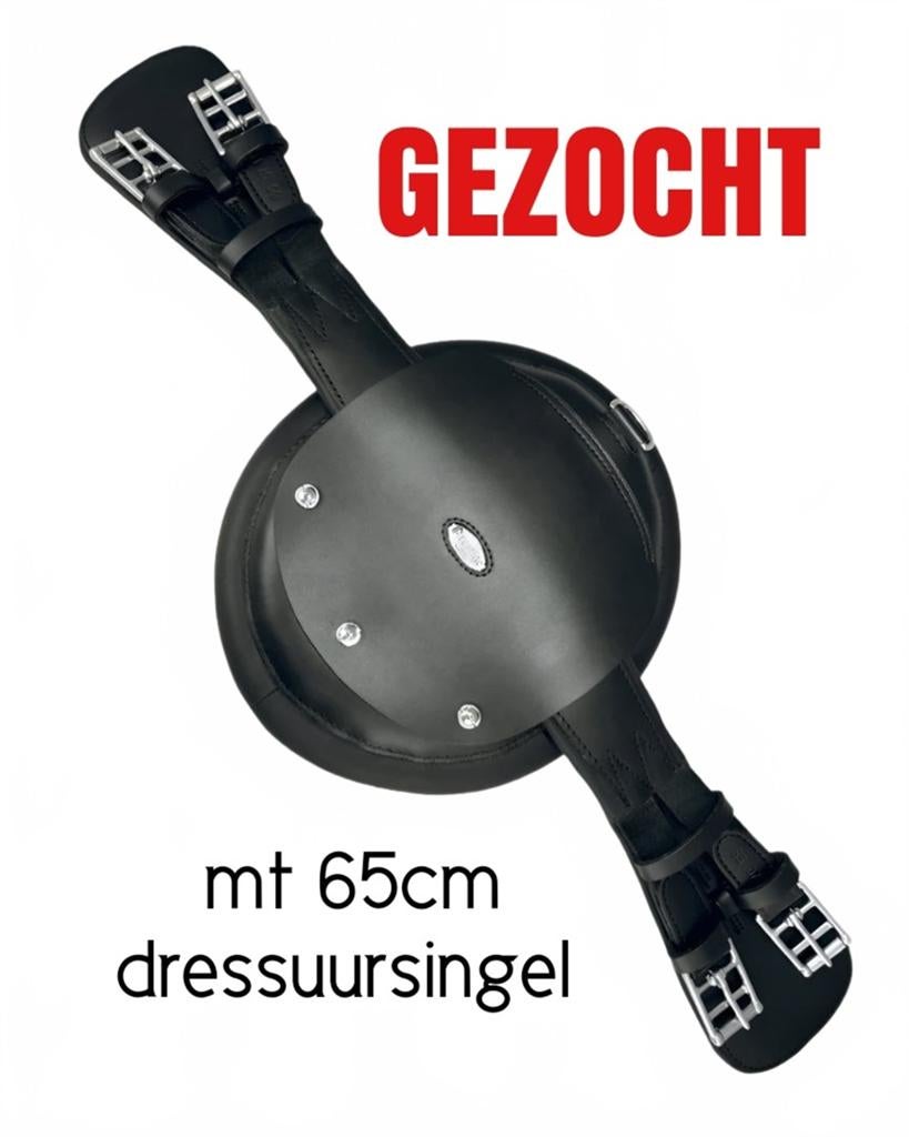 GEZOCHT 65CM Prestige RP dressuursingel 3A152, Dieren en Toebehoren, Ophalen of Verzenden, Dressuur