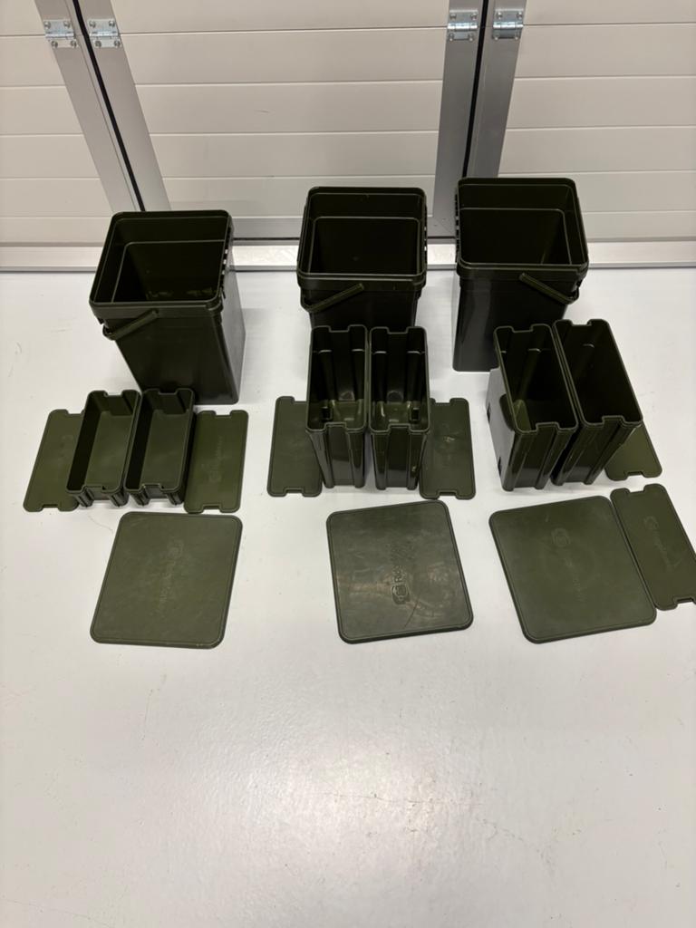 Ridgemonkey emmers met bakken nieuw, Ophalen, Nieuw, Complete set