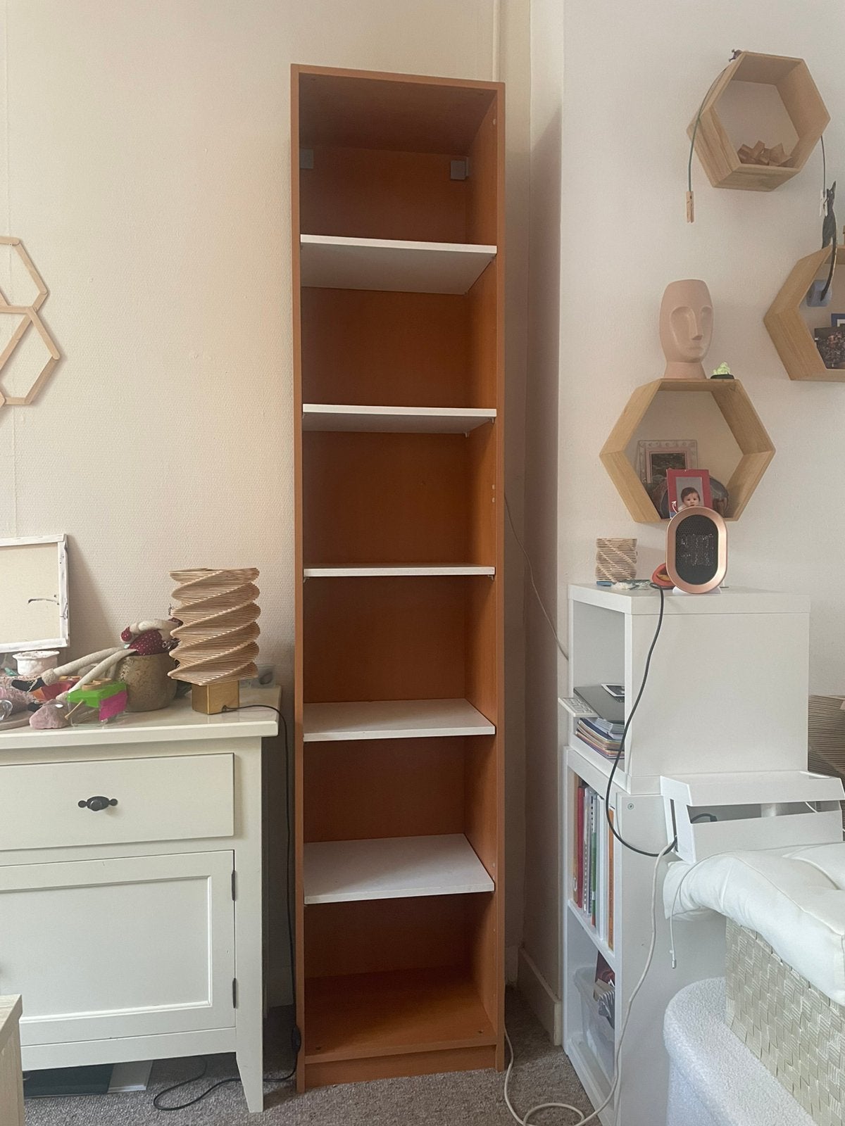 GRATIS - Leuke grote Ikea-boekenkast, Ophalen, Met plank(en), Gebruikt, 200 cm of meer
