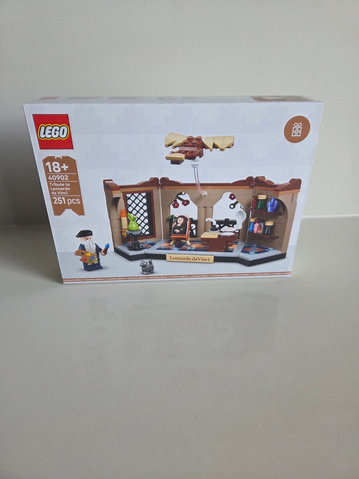 LEGO 40902 Tribute to Leonardo da Vinci Nieuw, Overige thema's, Lego, Nieuw, Ophalen of Verzenden