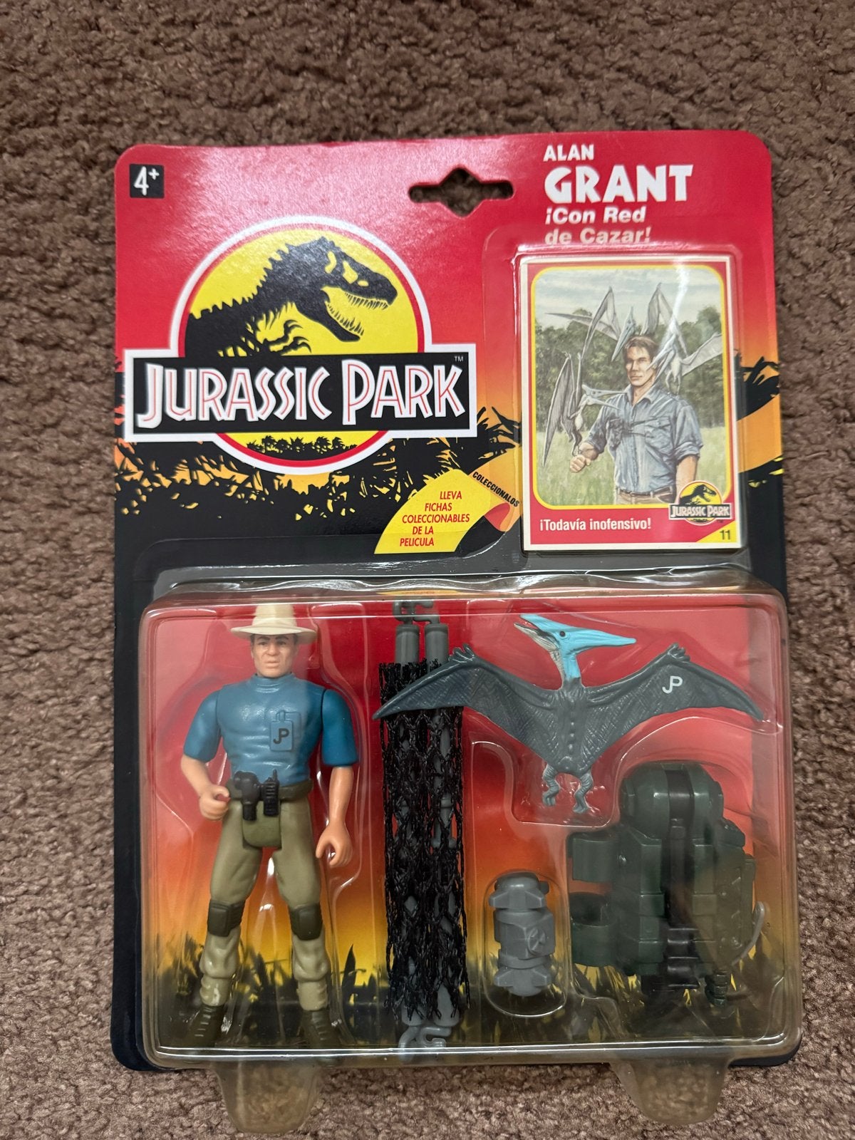 Jurassic Park Alan Grant Actiefiguur met Pteranodon, Kinderen en Baby's, Ophalen of Verzenden, Nieuw