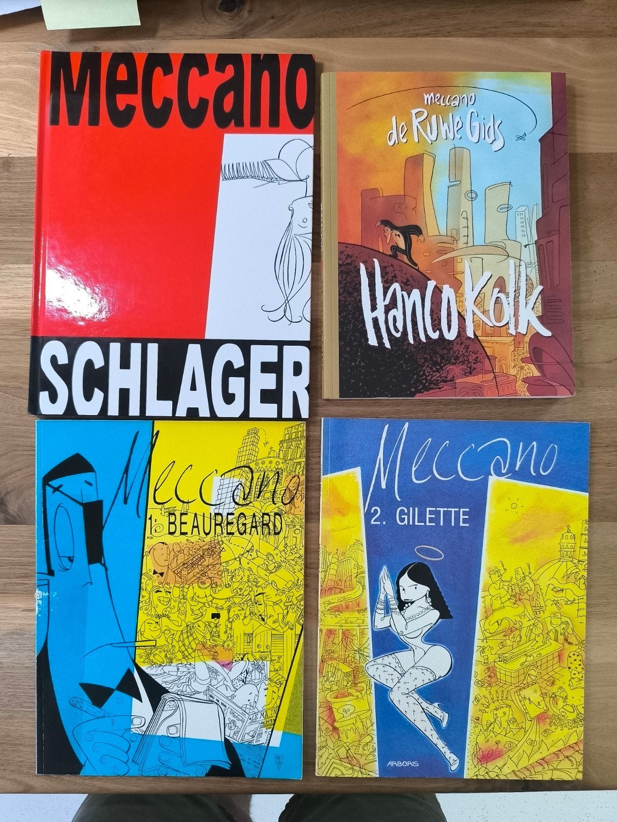 Meccano stripboeken - Hanco Kolk - 4 delen, Meerdere stripboeken, Ophalen of Verzenden, Gelezen