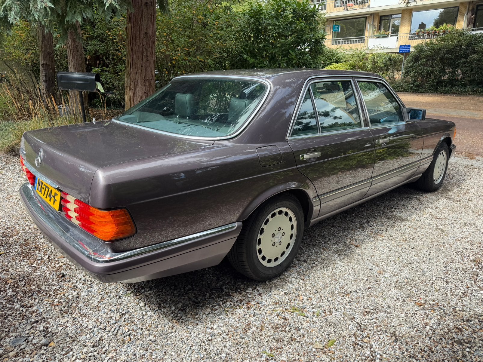 Mercedes W126 300se Bornite/zwart leer 1991 YOUNGTIMER, foto 4