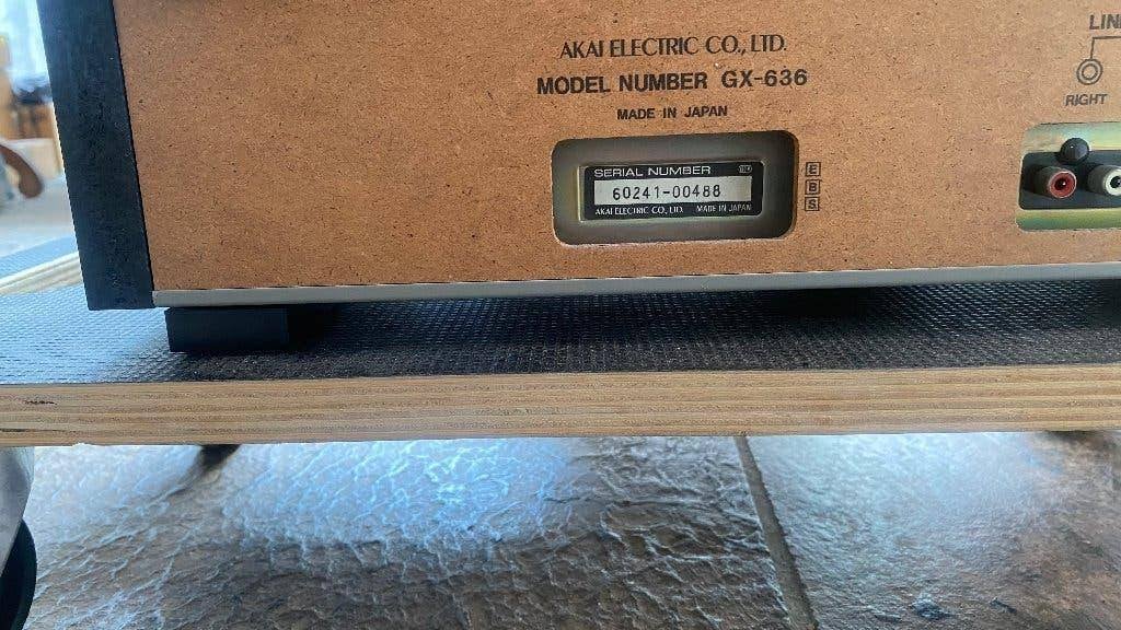 Akai tape recorder, Ophalen, Bandrecorder