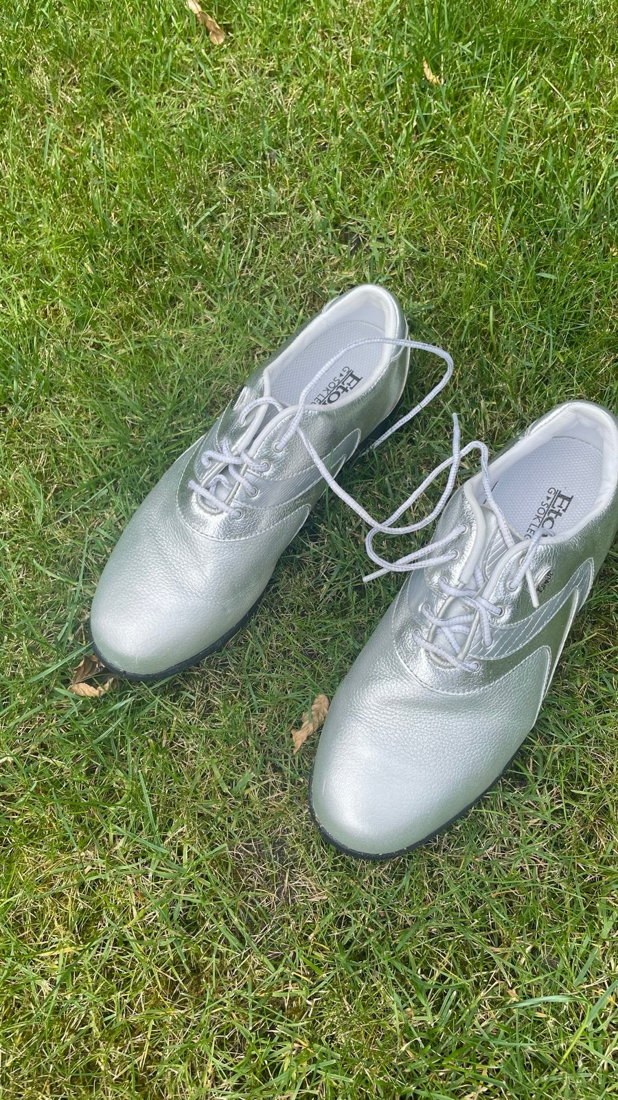 Zilveren golfschoenen maat 38, Ophalen, Zo goed als nieuw, Overige kleuren, Sportschoenen