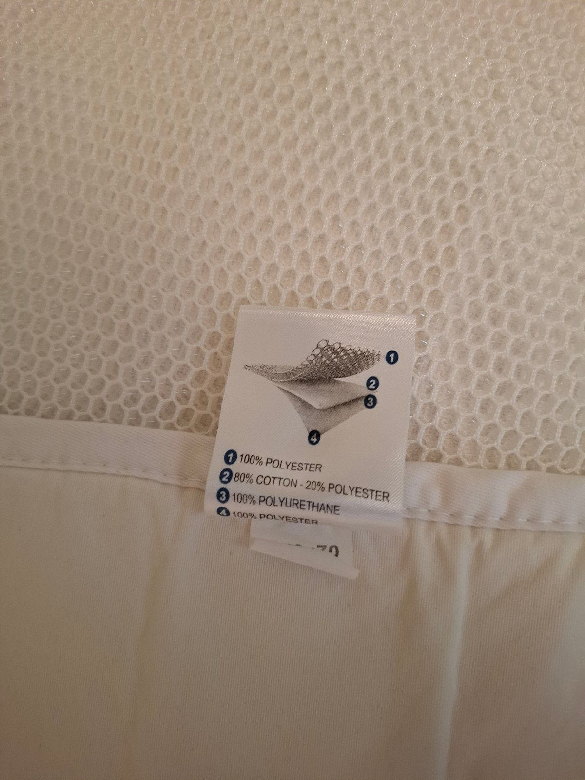Aero sleep matras +adem topper 140x70, Ophalen, Eenpersoons, 190 cm of minder, 70 cm of minder