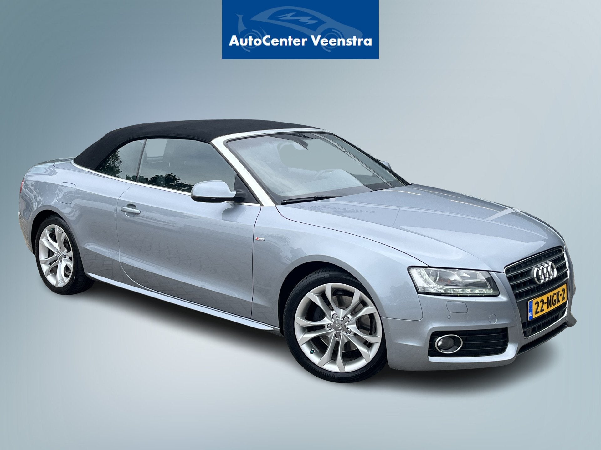 Audi A5 Cabriolet 2.0 TFSI quattro S-edition Leer / Led-Xeno, Gebruikt, Zwart, 4 cilinders, 4 stoelen