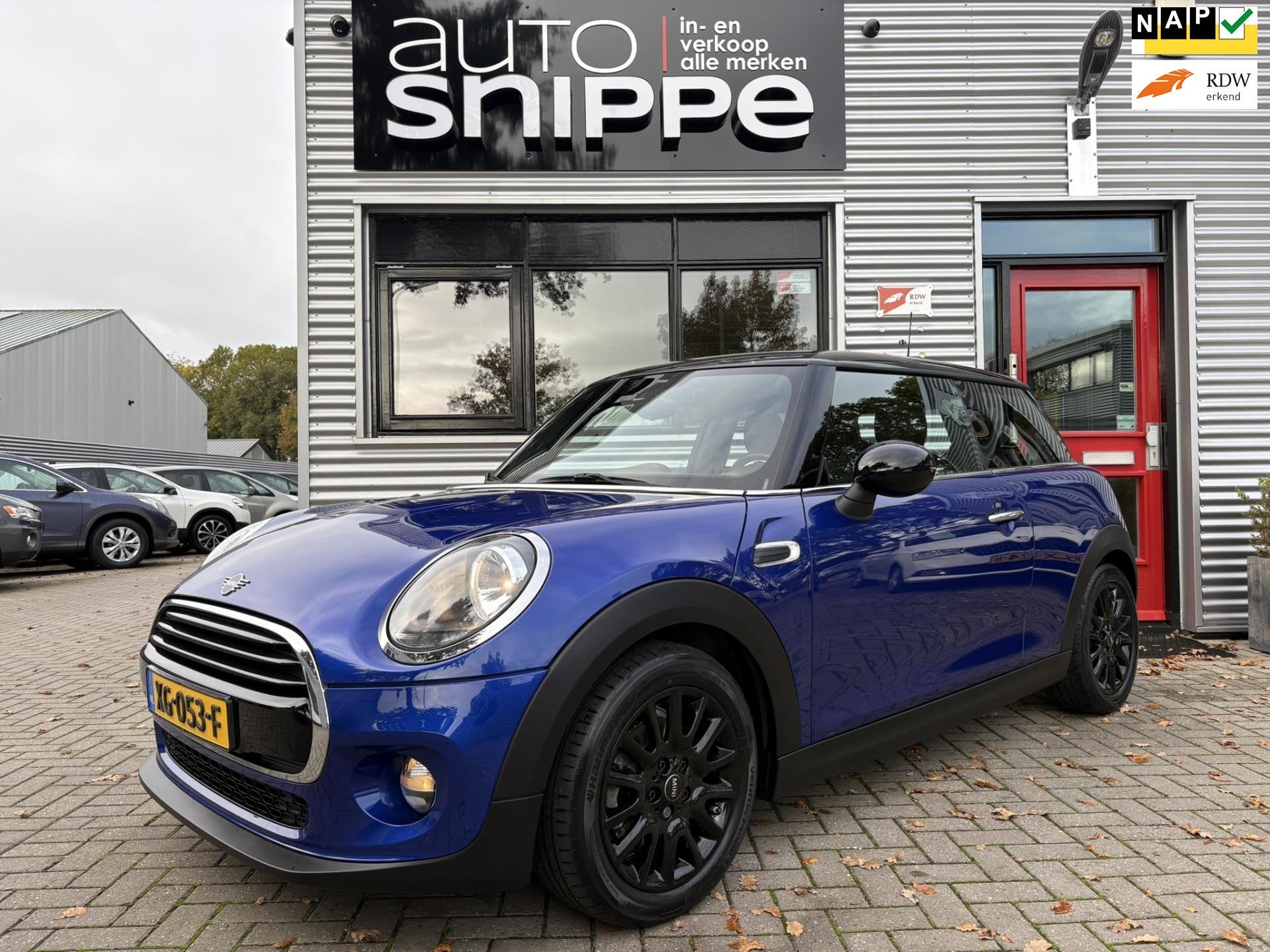 Mini Mini 1.5 Cooper Pepper -AUTOMAAT- 2 TONE LAK-APPLE CARP, Auto's, Dealer onderhouden, Gebruikt, 49 €/maand, Origineel Nederlands