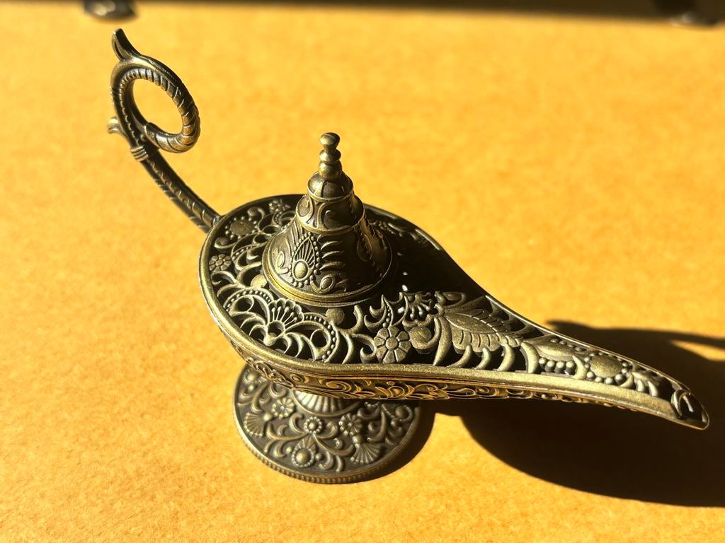 Magische Aladdin Wierookhouder, Nieuw, Ophalen of Verzenden, Oosters, Goud