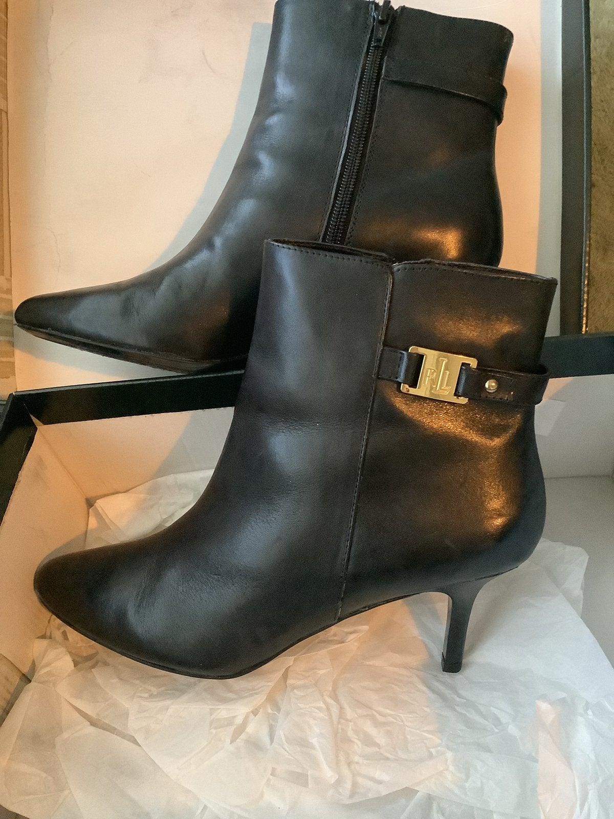 Mooie laarsjes van Ralph Lauren, Ophalen of Verzenden, Zo goed als nieuw, Zwart