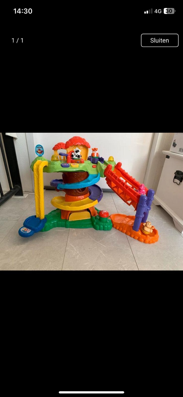 VTech Boomhut Speelset met Dieren, Ophalen, Zo goed als nieuw