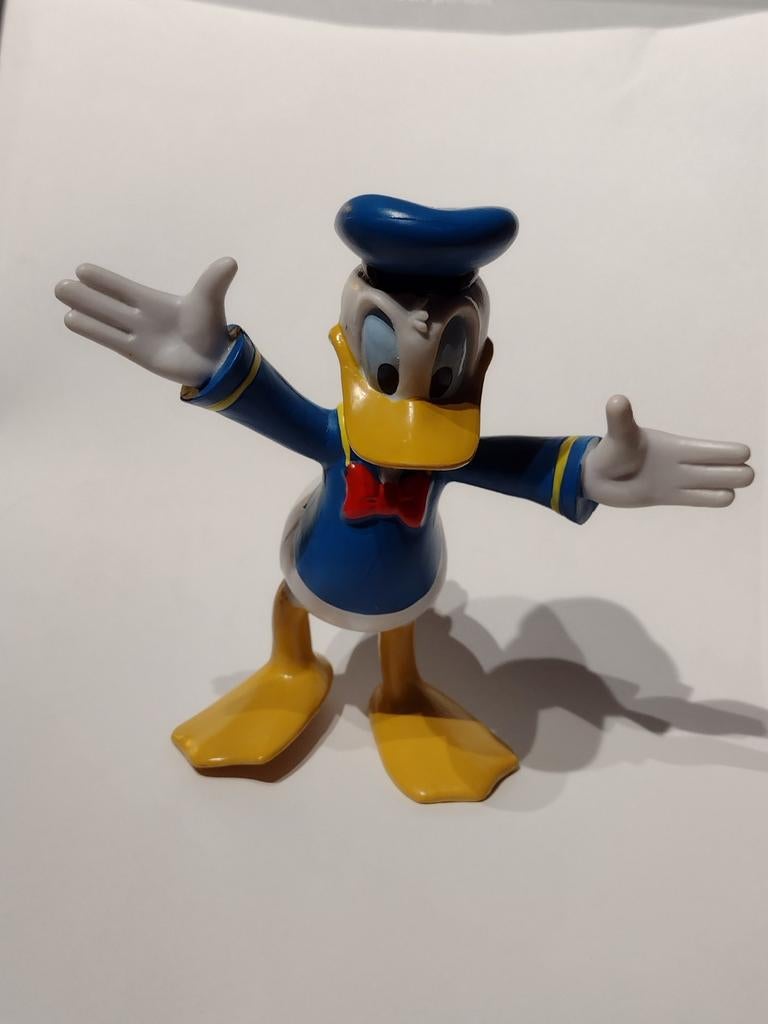 Disney rubberen figuren ; Donald Duck , Katrien Duck , Pluto, Verzamelen, Ophalen, Overige figuren, Zo goed als nieuw, Beeldje of Figuurtje