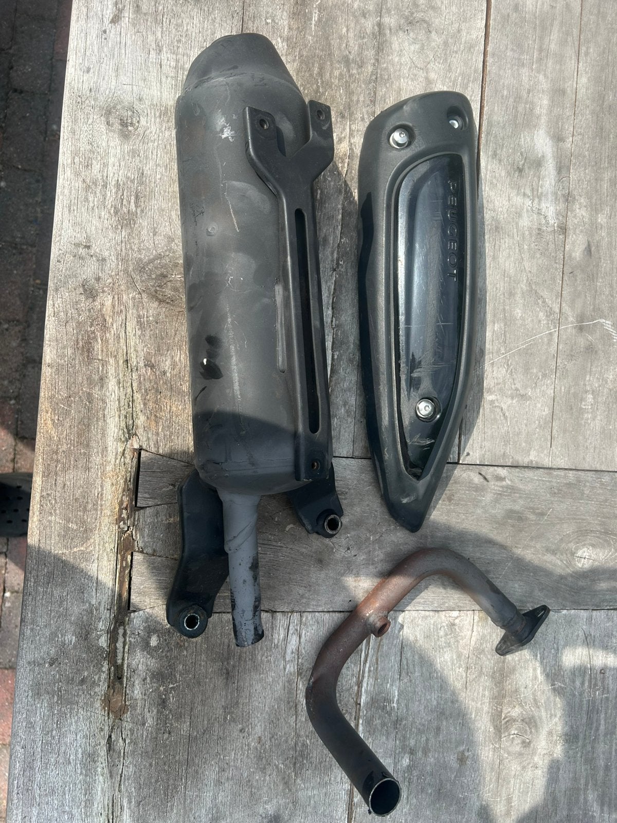 Peugeot kisbee 2021 uitlaat stukken, Ophalen of Verzenden, Gebruikt, Uitlaat, Peugeot