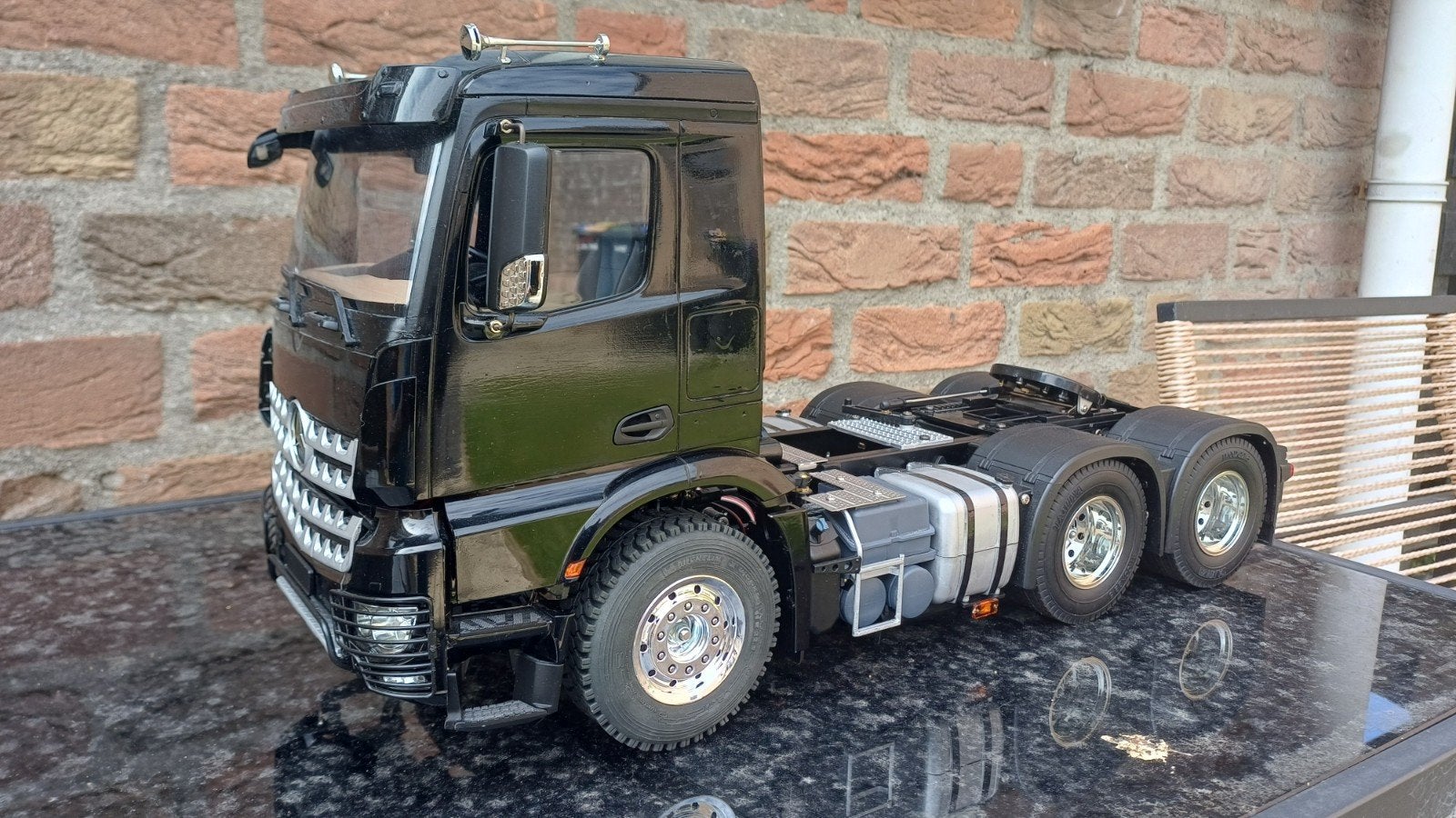 Tamiya truck 6x4, Ophalen