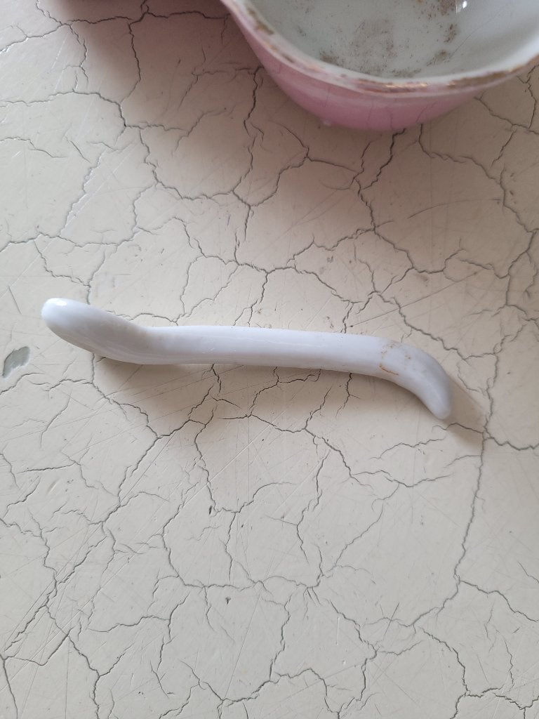 Antiek peper en zoutstelletje met originele lepel, Heikant 21 Kaatsheuvel, Overige typen, Belle Vieille Brocante, Ophalen of Verzenden
