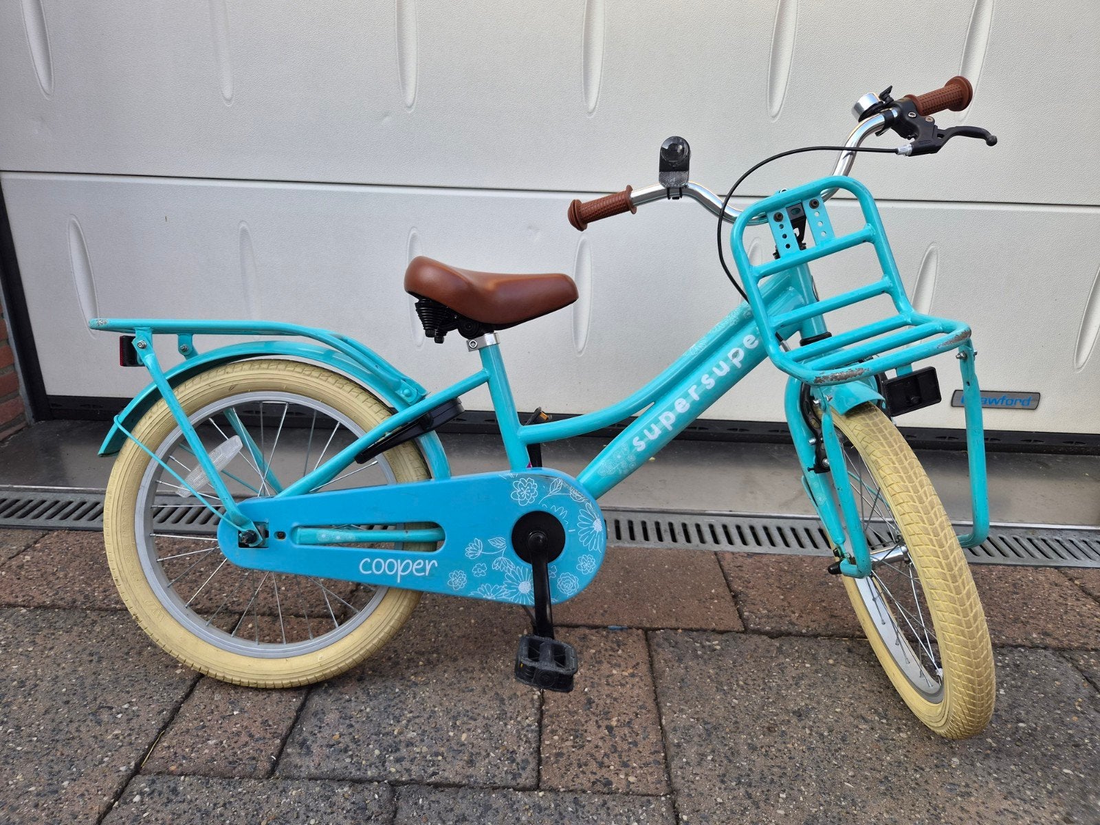 Super super Cooper fiets 18 inch, technisch in goede staat., Fietsen en Brommers, Fietsen | Kinderfietsjes, Ophalen, Terugtraprem
