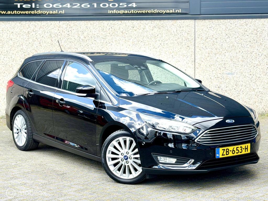 Dikke Ford Focus Wagon 1.0 Titanium*BOMVOL*, Auto's, 125 pk, Gebruikt, Euro 6, Start-stop-systeem