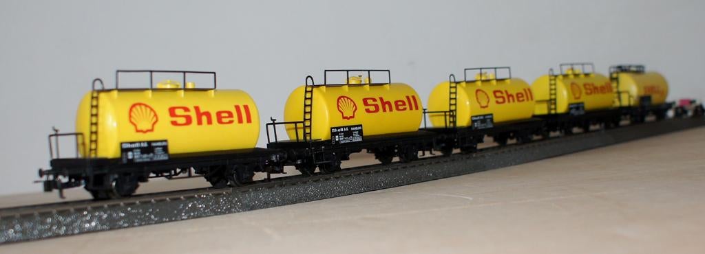 Marklin Shell ketelwagens 4442/4642, Hobby en Vrije tijd, Modeltreinen | H0, Wisselstroom, Wagon, Ophalen of Verzenden, Zo goed als nieuw