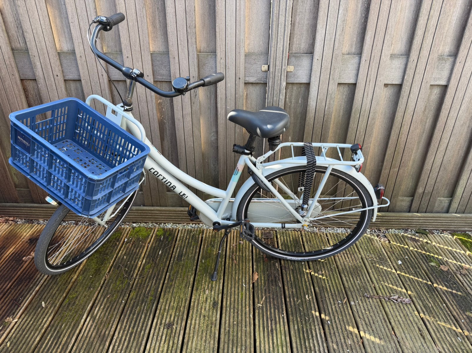 Cortina U4 Transportfiets 26 inch - Ice flow matt, Terugtraprem, Gebruikt, Versnellingen, 50 tot 53 cm
