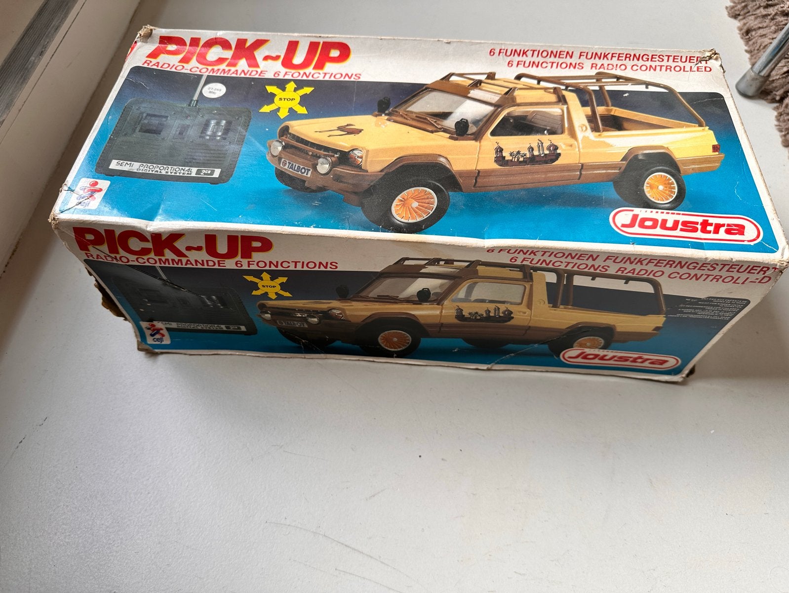 Vintage Joustra Talbot Matra Rancho Pick-Up RC (Jaren '80), Elektro, Gebruikt, Auto offroad, Ophalen of Verzenden