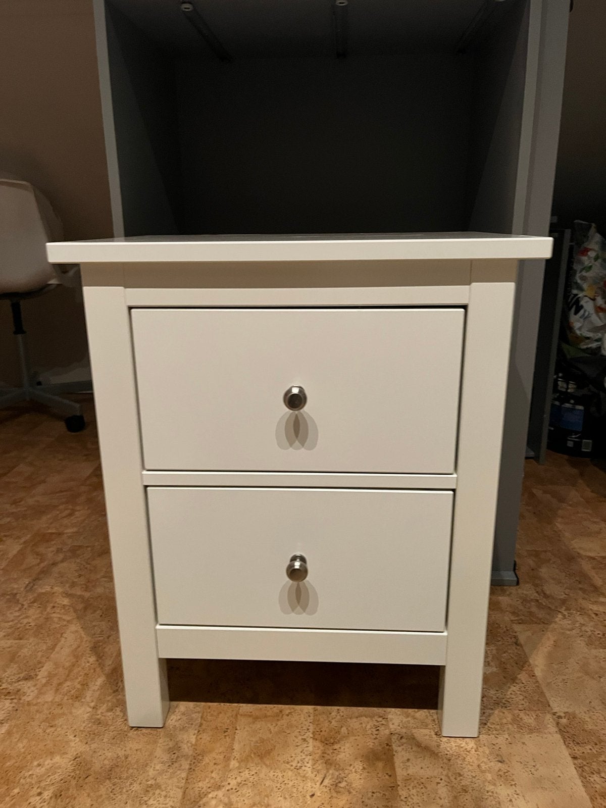 Ikea hemnes nachtkastjes 2 stuks wit, Ophalen, Gebruikt, 55 tot 70 cm, 45 tot 65 cm
