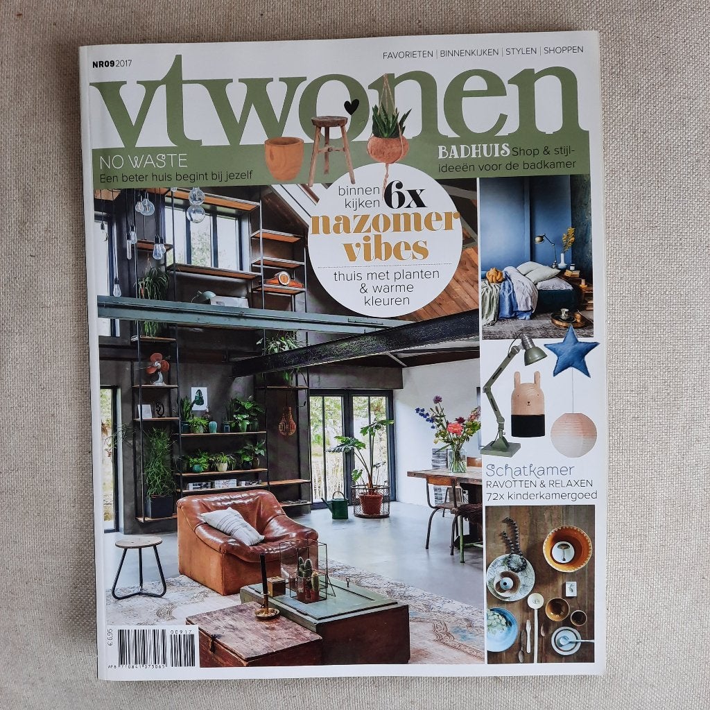 VTWonen Magazine Nr. 09 2017, Boeken, Tijdschriften en Kranten, Ophalen of Verzenden, Zo goed als nieuw