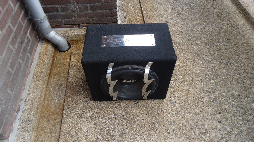 TE KOOP CLIMAX SUBWOOFER 12 INCH 2000 WAT PEAK 500 WATT 500, Auto diversen, Ophalen, Zo goed als nieuw