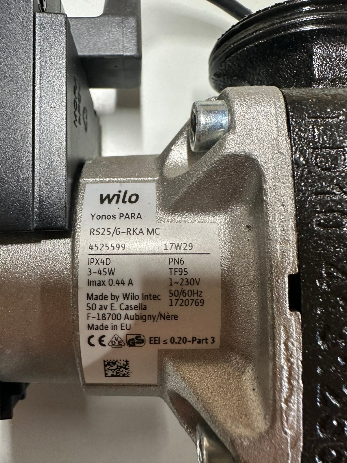 Wilo Yonos PARA RS25/6-RKA MC circulatiepomp – 230V, Minder dan 30 cm, Overige typen, Minder dan 60 cm, Ophalen of Verzenden