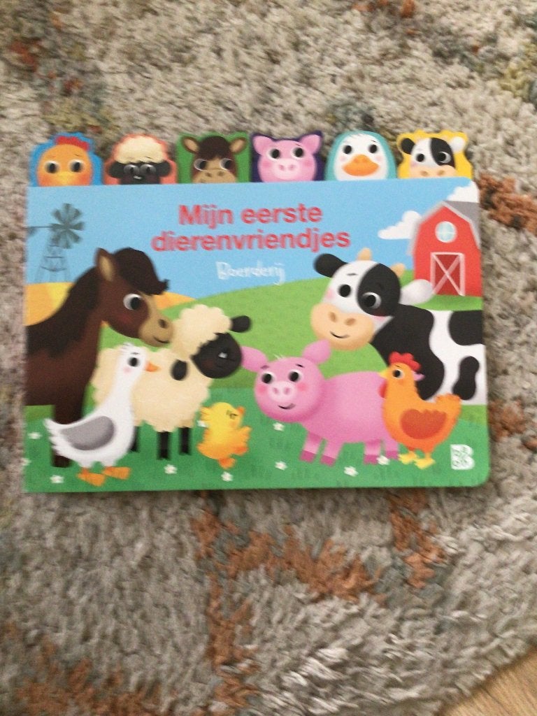 Mijn eerste dierenvriendjes: boerderij, Ophalen of Verzenden, Zo goed als nieuw, Uitklap-, Voel- of Ontdekboek