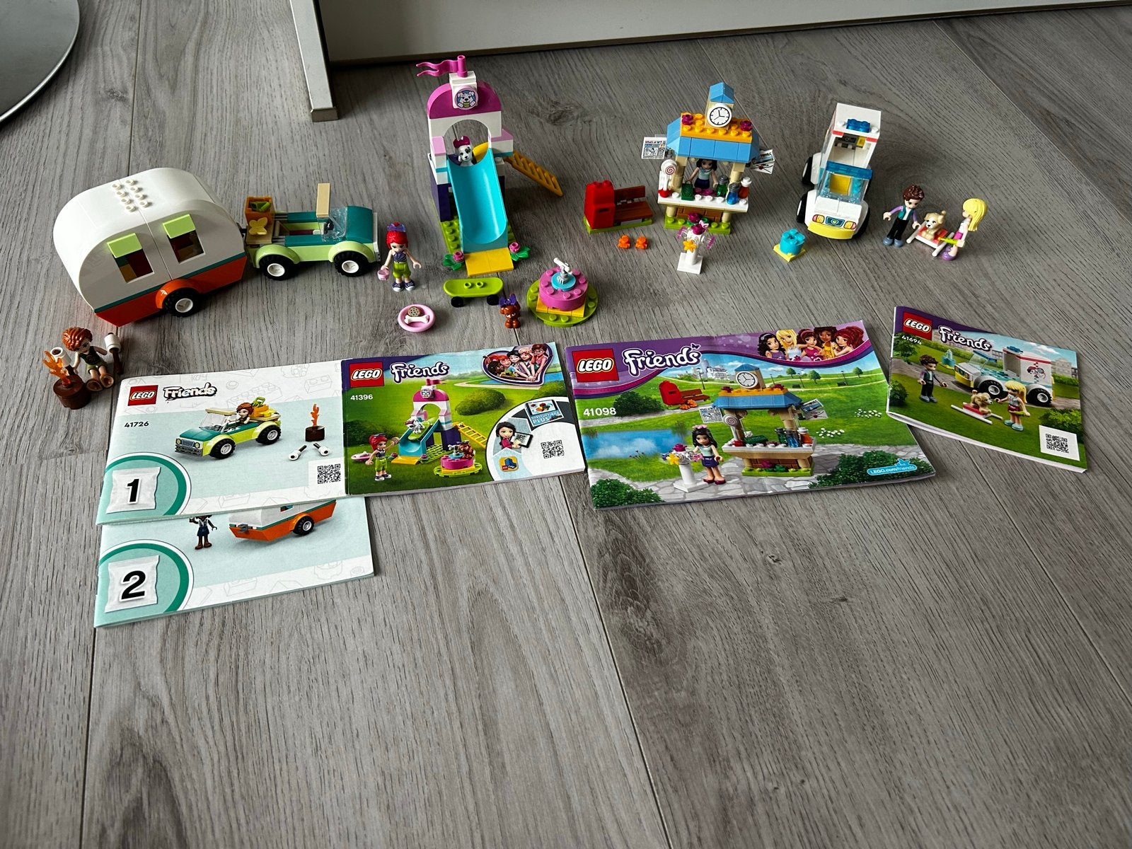 Lego Friends sets (4 stuks) met instructies, Lego, Friends, Ophalen of Verzenden, Complete set