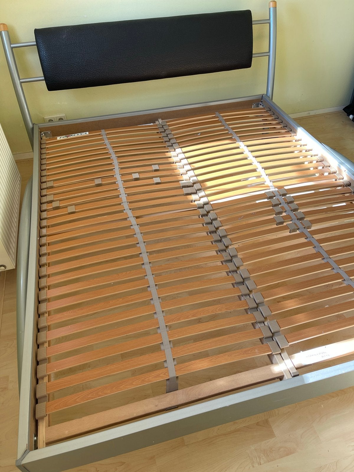 Tweepersoonsbed 160x200 cm met lattenbodems, Ophalen, Gebruikt, Tweepersoons, 200 cm