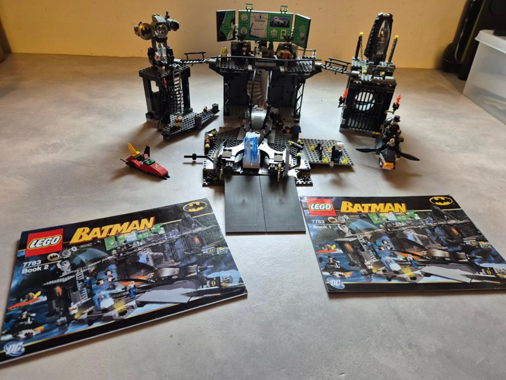 Lego 7783 The Batcave: The Penguin and Mr. Freeze's invasion, Ophalen, Lego, Zo goed als nieuw, Complete set