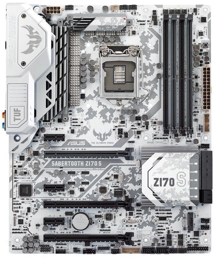ASUS TUF Sabertooth Z170 S Moederbord, Computers en Software, LGA 1151, DDR4, Ophalen of Verzenden, Zo goed als nieuw