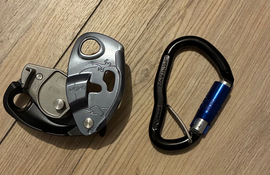 Petzl zekering & karabiner, Sport en Fitness, Klimsport, Ophalen of Verzenden, Nieuw, Klimsport-accessoire