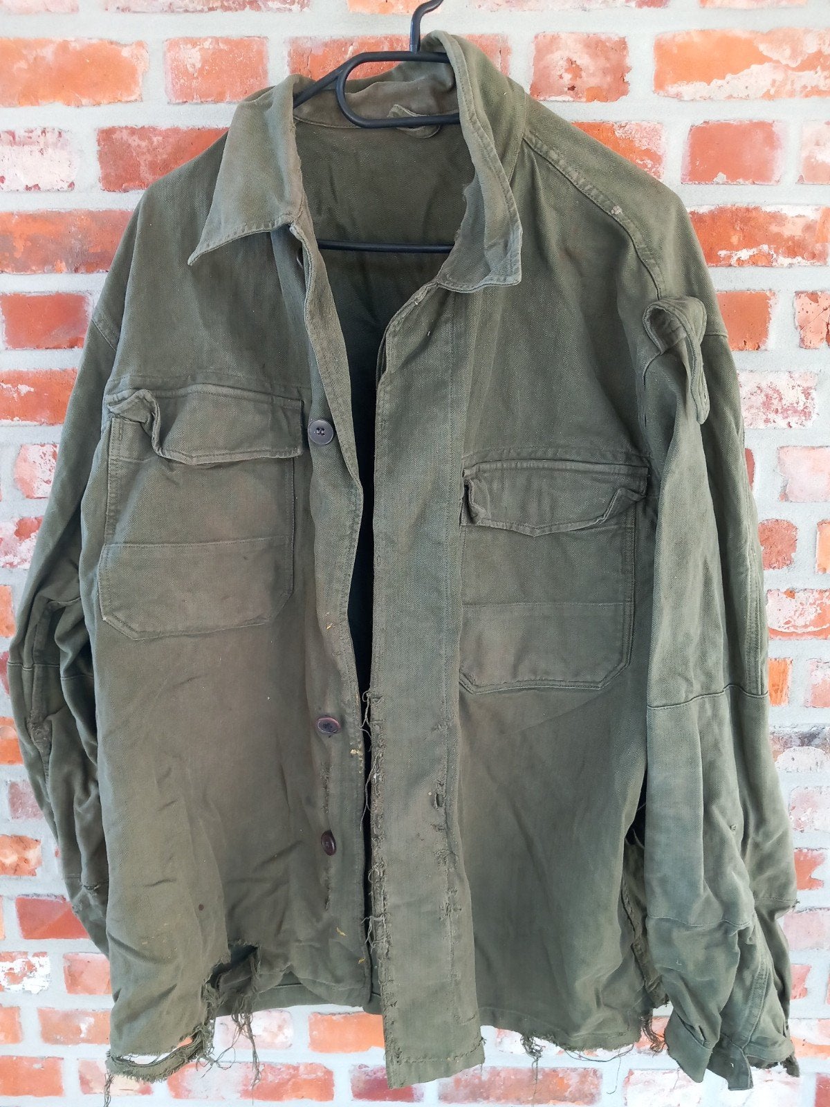 Onbekende Schuurvondst jas, Ophalen of Verzenden, Landmacht, Nederland, Kleding of Schoenen